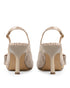 Zapatilla Beige Víbora Slingback 354702
